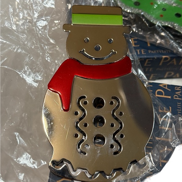 PartyLite GoSmart Ornaments set of 3 Holiday‎ Clip on Ornaments Only NO GoSmart - Picture 2 of 8